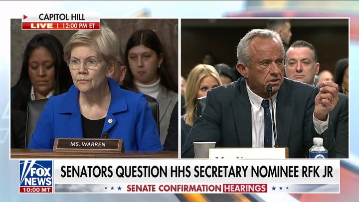 Sen. Elizabeth Warren presses RFK Jr on vaccine lawsuits during heated exchange