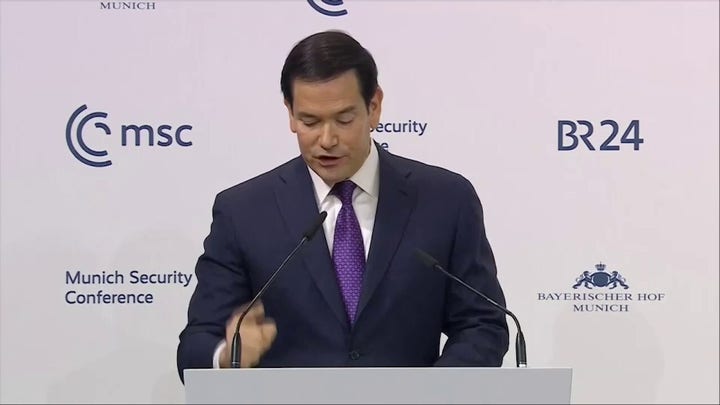 Rubio addresses Munich Security Conference saying US allies shouldn
